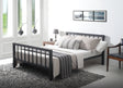Time Living Bed Frame Metro Black Metal Bed Frame