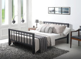 Time Living Bed Frame Metro Black Metal Bed Frame