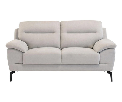 Mia Grey Fabric Fixed 2 Seater Sofa