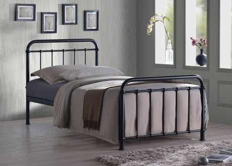 Time Living Bed Frame Single 90cm / Black Miami Metal Bed Frame