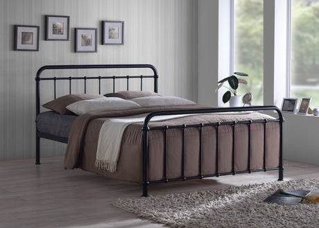 Time Living Bed Frame Small Double 120cm / Black Miami Metal Bed Frame