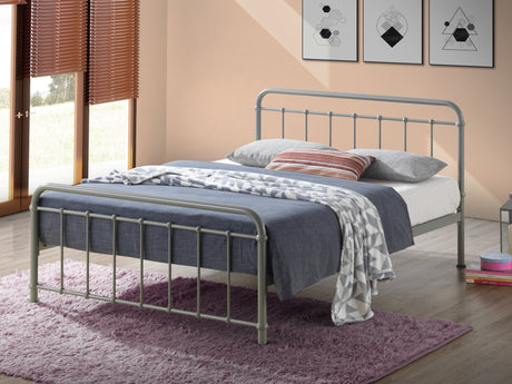 Time Living Bed Frame Small Double 120cm / Pebble Miami Metal Bed Frame