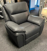 AWST Armchair Black Montana Manual Reclining Armchair