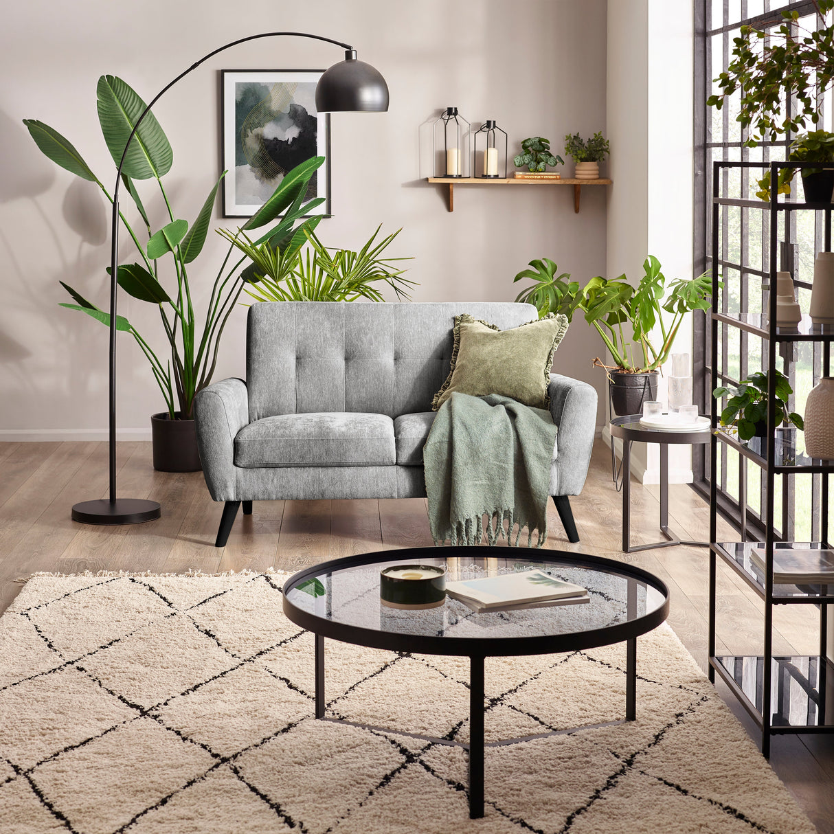 Julian Bowen Sofas Monza 2 Seater Sofa - Dove