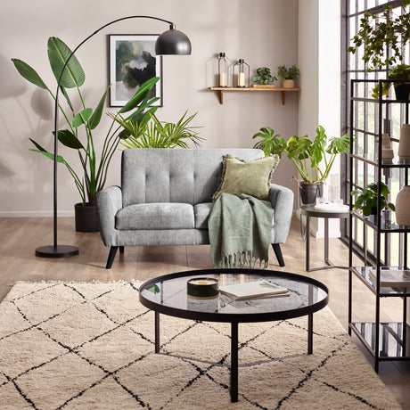 Julian Bowen Sofas Monza 2 Seater Sofa - Dove