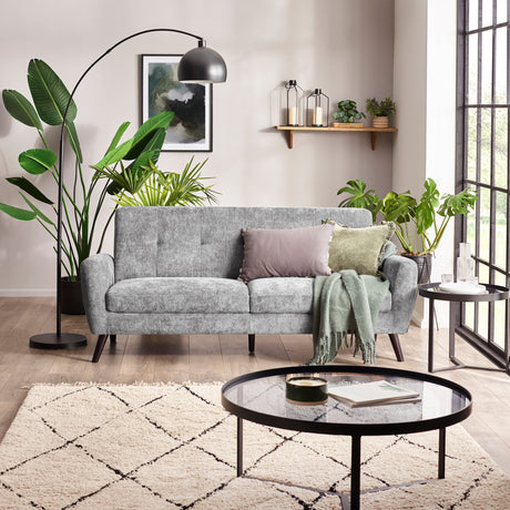 Julian Bowen Sofas Monza 3 Seater Sofa - Dove