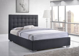 Time Living Bed Frame Double 135cm / Grey Nevada Fabric Bed Frame