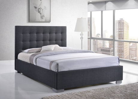 Time Living Bed Frame Double 135cm / Grey Nevada Fabric Bed Frame