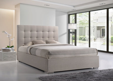 Time Living Bed Frame Double 135cm / Sand Nevada Fabric Bed Frame
