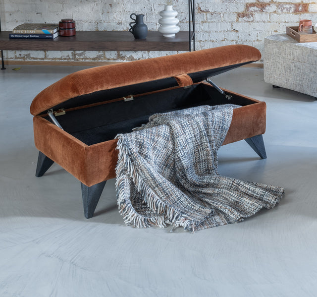 Alstons Ottoman Stool Nevada Legged Ottoman