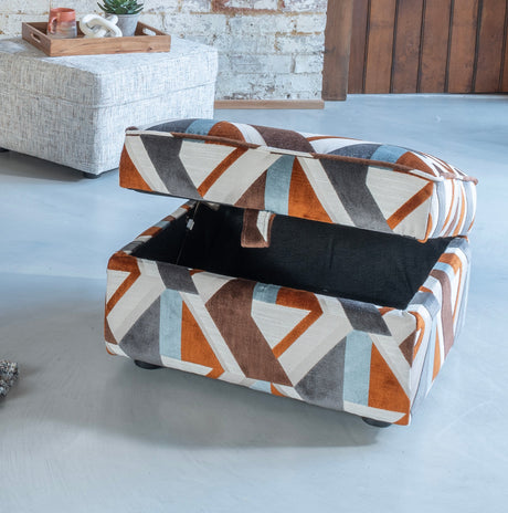 Alstons Ottoman Stool Nevada Storage Stool