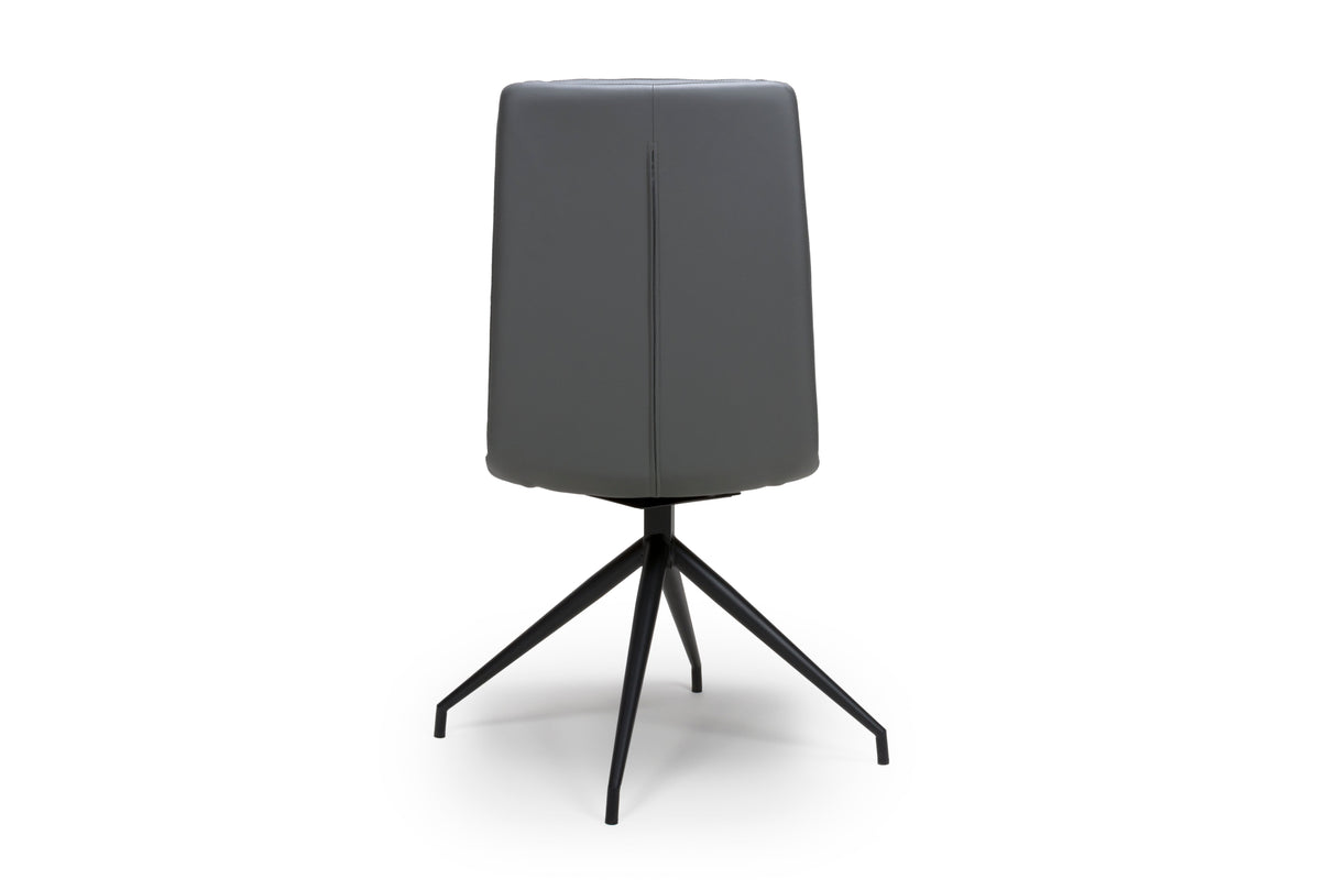 Furniture Link Dining Bench Nobo Grey Swivel Dining Chair (Sold in Pairs)