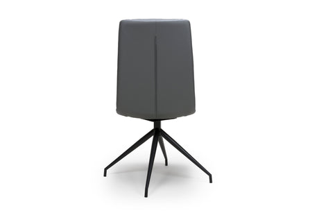 Furniture Link Dining Bench Nobo Grey Swivel Dining Chair (Sold in Pairs)