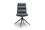 Furniture Link Dining Bench Nobo Grey Swivel Dining Chair (Sold in Pairs)