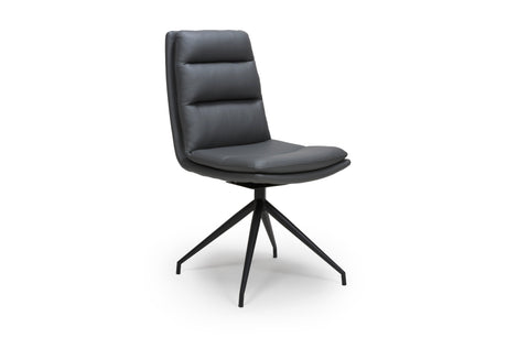 Furniture Link Dining Bench Nobo Grey Swivel Dining Chair (Sold in Pairs)
