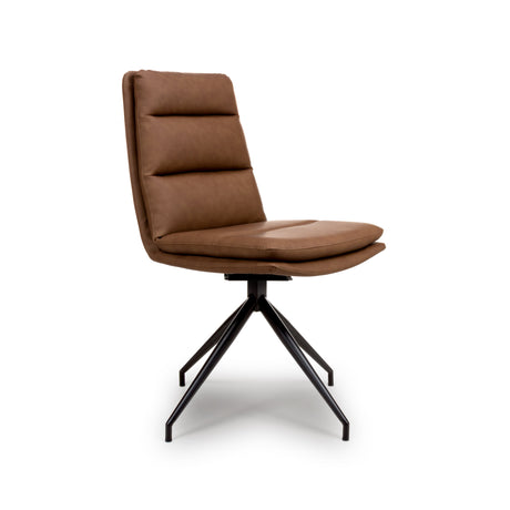Furniture Link Dining Chair Nobo Tan Swivel Dining Chair (Sold in Pairs)