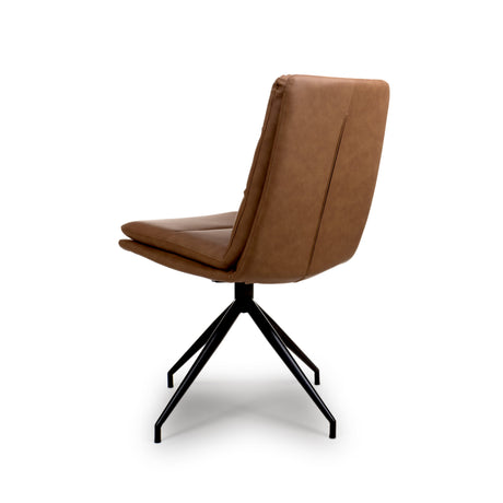Furniture Link Dining Chair Nobo Tan Swivel Dining Chair (Sold in Pairs)