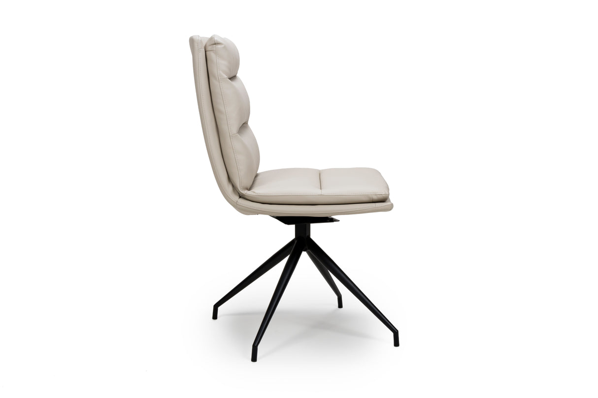 Furniture Link Dining Chair Nobo Taupe Swivel Dining Chair (Sold in Pairs)