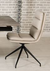 Furniture Link Dining Chair Nobo Taupe Swivel Dining Chair (Sold in Pairs)