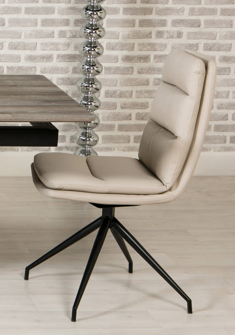 Furniture Link Dining Chair Nobo Taupe Swivel Dining Chair (Sold in Pairs)