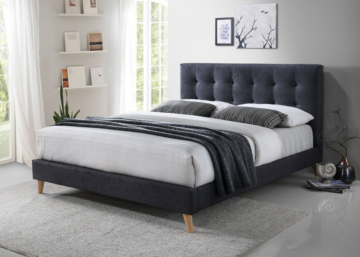 Time Living Bed Frame Novara Fabric Bed Frame