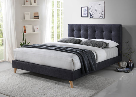 Time Living Bed Frame Novara Fabric Bed Frame