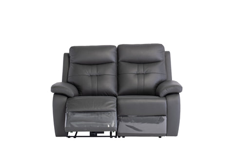 Earth Collection Reclining Sofas Charcoal Novona Leather Electric Reclining 2 Seater Sofa