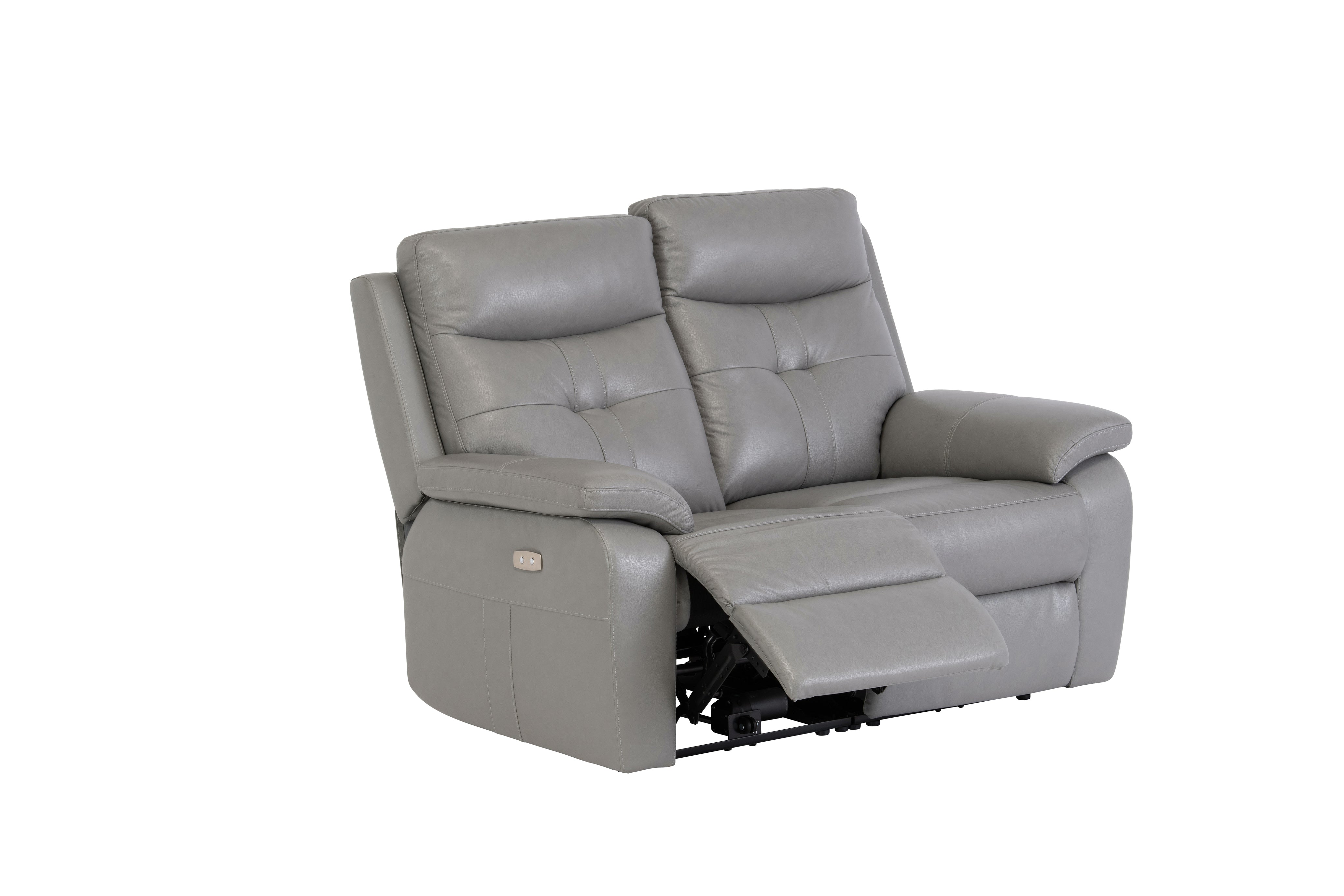 Earth Collection Reclining Sofas Novona Leather Electric Reclining 2 Seater Sofa