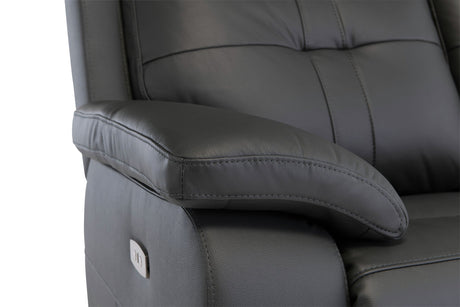 Earth Collection Reclining Sofas Novona Leather Electric Reclining 3 Seater Sofa