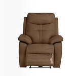Earth Collection Recliners Brown Novona Leather Electric Reclining Chair
