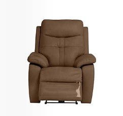 Earth Collection Recliners Brown Novona Leather Electric Reclining Chair