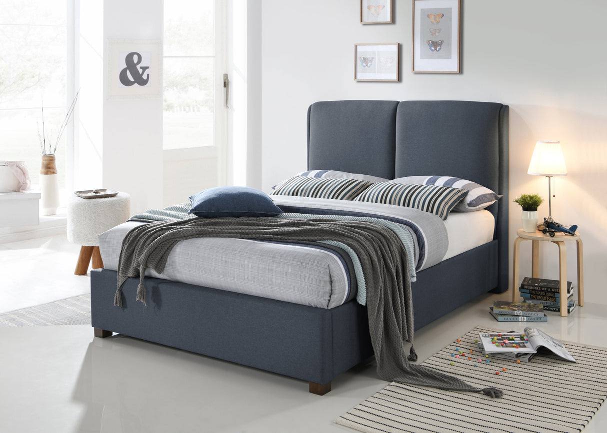 Time Living Bed Frame Double 135cm / Dark Grey Oakland Fabric Bed Frame