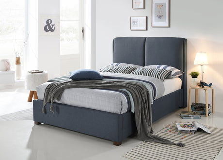 Time Living Bed Frame Double 135cm / Dark Grey Oakland Fabric Bed Frame