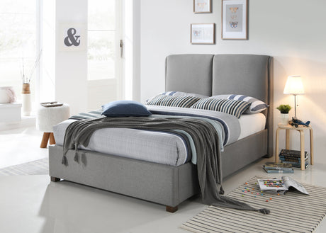 Time Living Bed Frame Double 135cm / Light Grey Oakland Fabric Bed Frame