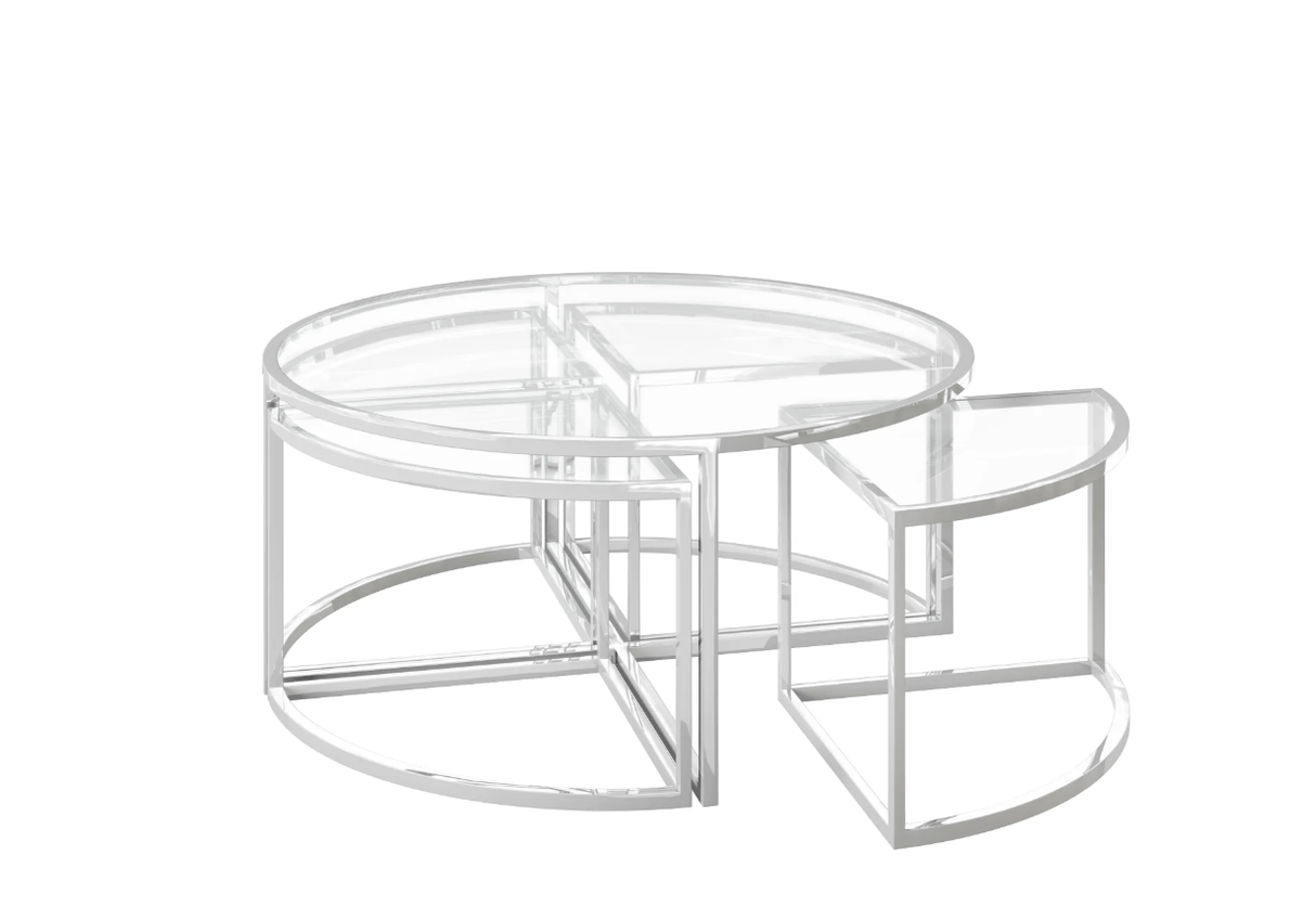 Torelli Coffee Table Set DefaultTitle Omari Glass Grande Coffee Table Set