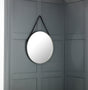 Julian Bowen Mirror Opera Round Pewter Mirror