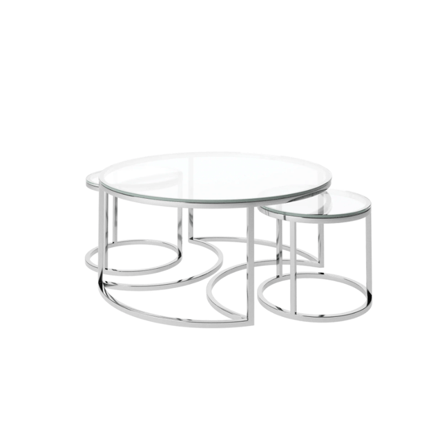 Torelli Coffee Table Set DefaultTitle Orlando Glass Coffee Table Set