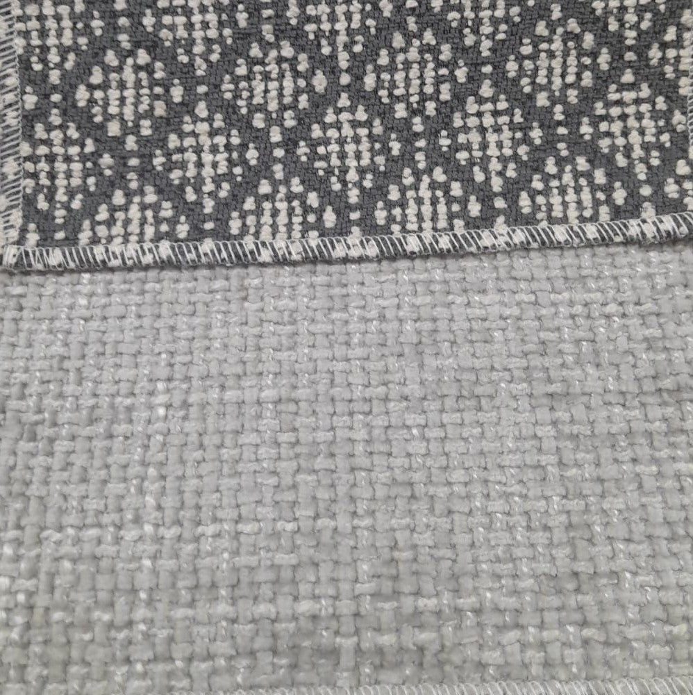 Lebus Corner Sofa Lyon Silver / Oak Oscar Left Hand Facing Corner