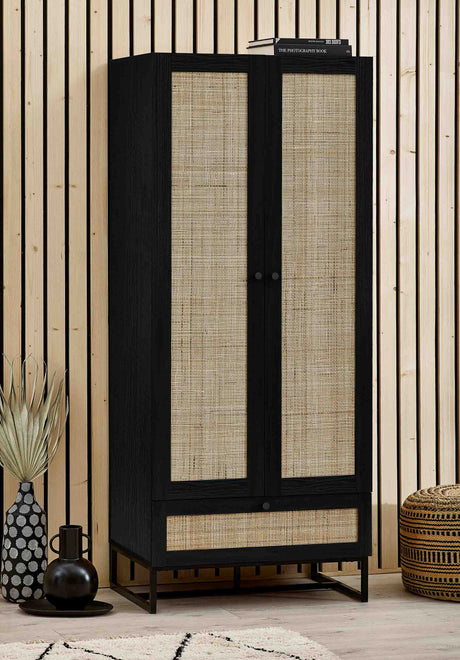 Julian Bowen Wardrobes Padstow Wardrobe - Black