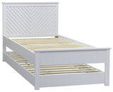 Kyoto Bed DefaultTitle Painted Chevron Guest Bed