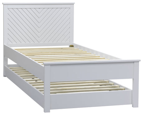 Kyoto Bed DefaultTitle Painted Chevron Guest Bed