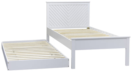 Kyoto Bed DefaultTitle Painted Chevron Guest Bed