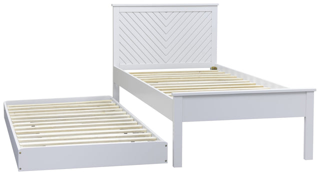Kyoto Bed DefaultTitle Painted Chevron Guest Bed