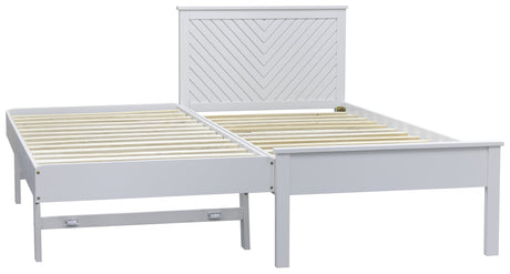 Kyoto Bed DefaultTitle Painted Chevron Guest Bed