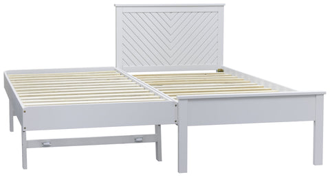 Painted Chevron Guest Bed