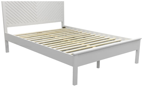 Kyoto Bed Painted Shaker Chevron Bed