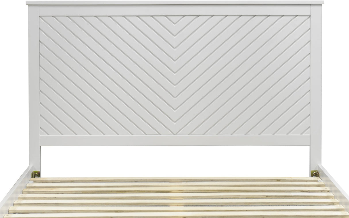 Kyoto Bed Painted Shaker Chevron Bed