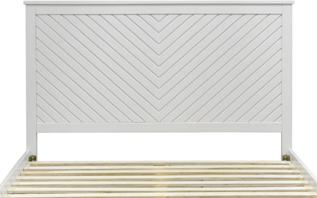 Kyoto Bed Painted Shaker Chevron Bed