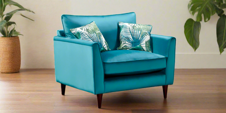 Lebus Love Chair Peacock / Oak Pasha Love Chair