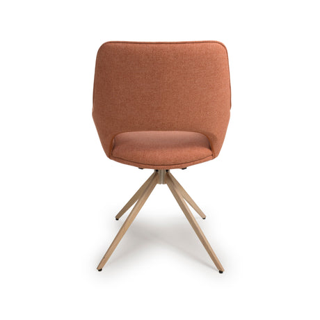 Furniture Link Dining Chair Perth Easy Clean Brick Fabric Swivel Chair (Sold in Pairs)